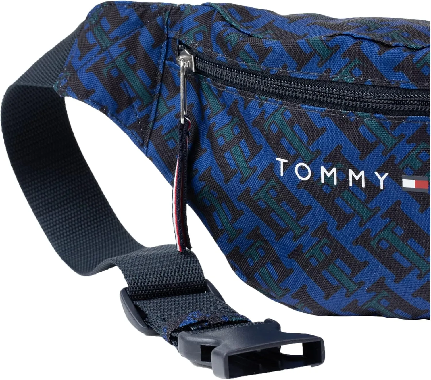 Tommy Hilfiger Mens Jackson Fanny PACK, Navy/Green