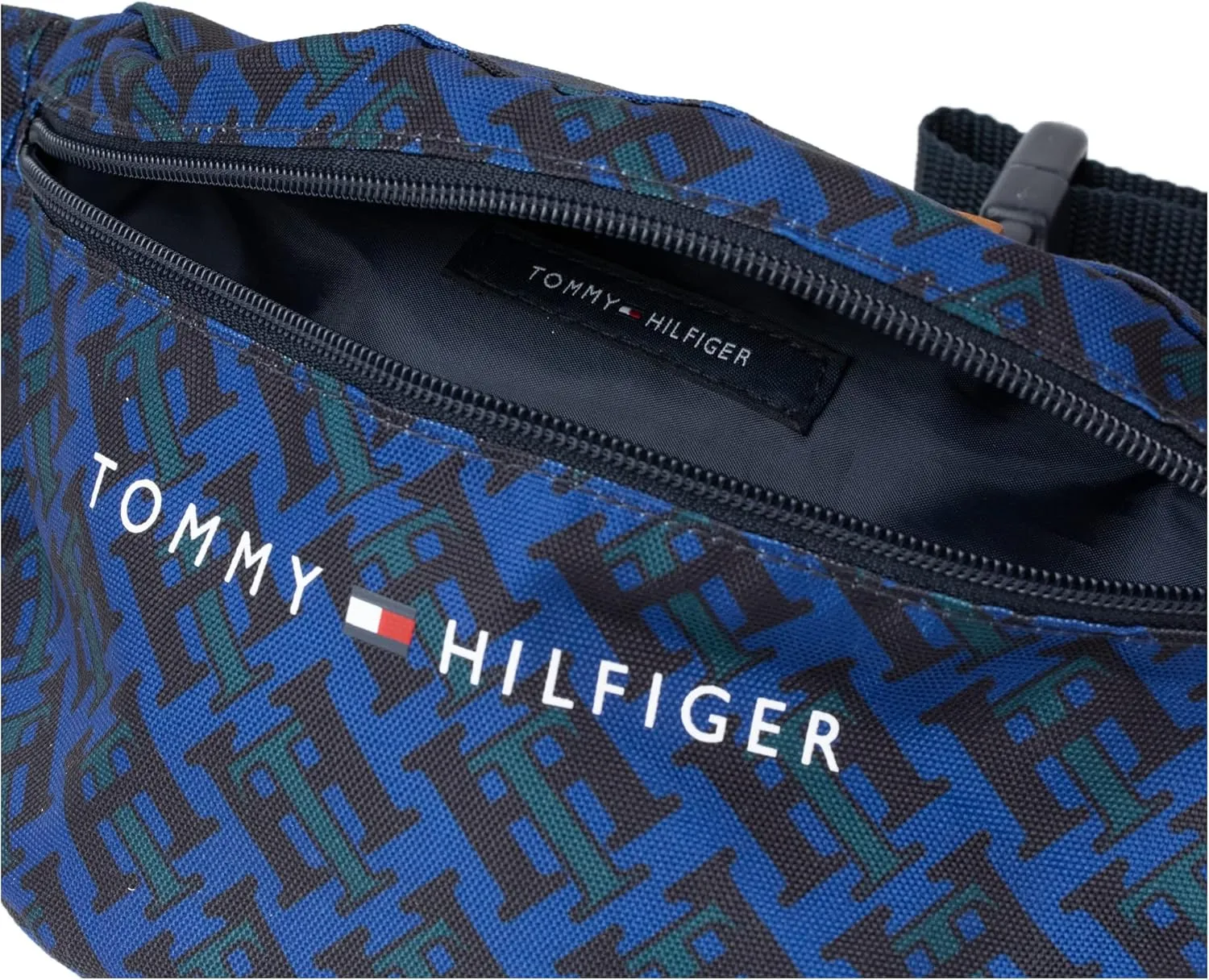Tommy Hilfiger Mens Jackson Fanny PACK, Navy/Green