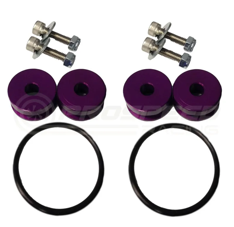 Torque Solution Billet Bumper Quick Release Kit (Purple)