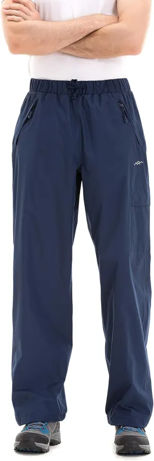 TRAILSIDE SUPPLY CO. Men's Snow Rain Pants Basic Insulated Workout Pants,Waterproof,Windproof