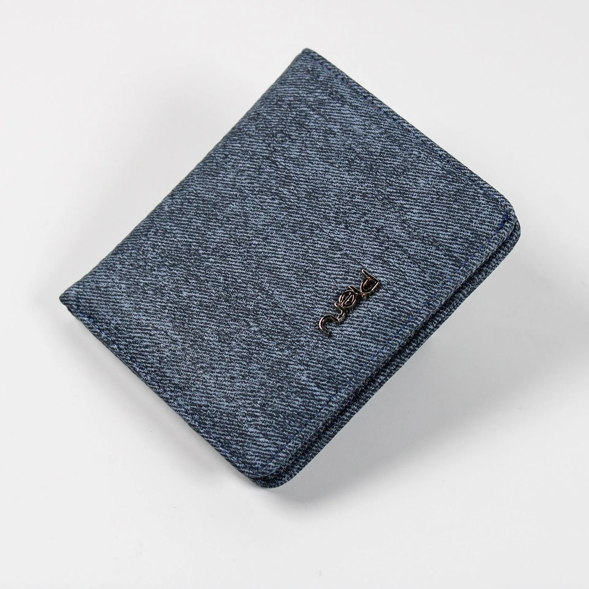 Trendy Portable Denim Pattern Cash Integrated Coin Purses