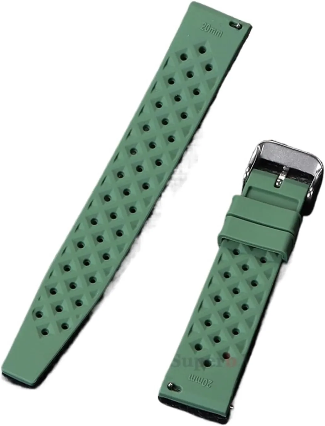Tropical Silicone Strap Quick Release Strap 18mm 20mm 22mm