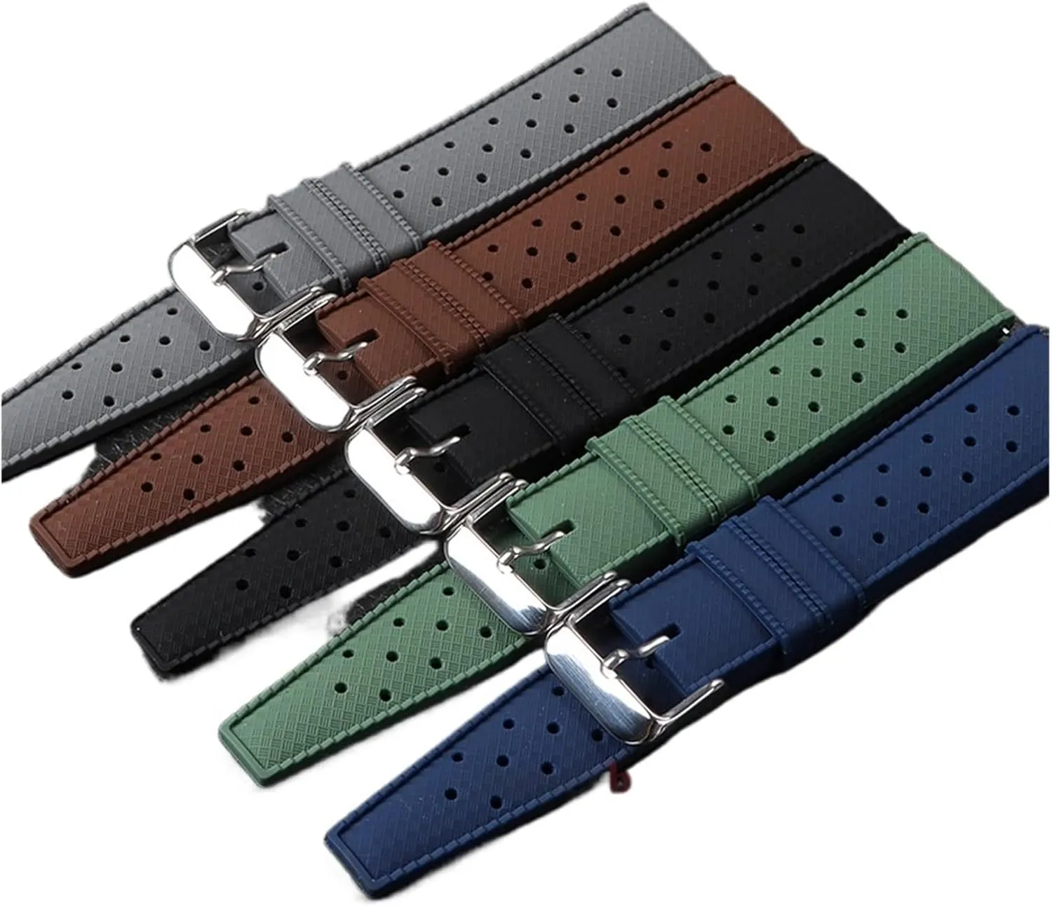 Tropical Silicone Strap Quick Release Strap 18mm 20mm 22mm