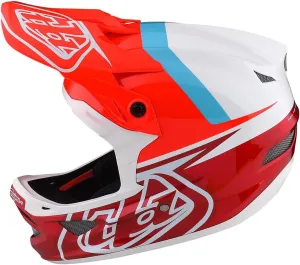 Troy Lee Designs D3 Fiberlite Helmet Slant Red, L