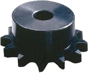 Tsubaki - 35B40 - Sprocket: 40 Teeth, 5/8 in Bore Dia, 4.99 in Outside Dia, Single Chain Rows, Carbon Steel