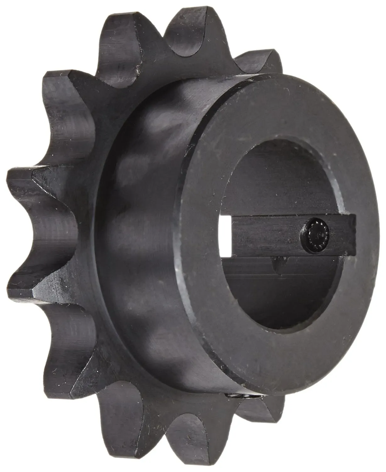 Tsubaki 60B13F-1F Finished Bore Sprocket, Single Strand, Inch, #60 ANSI No., 3/4" Pitch, 13 Teeth, 1-3/8" Bore