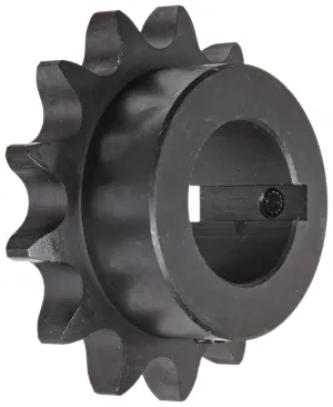 Tsubaki 60B13F-1F Finished Bore Sprocket, Single Strand, Inch, #60 ANSI No., 3/4" Pitch, 13 Teeth, 1-3/8" Bore