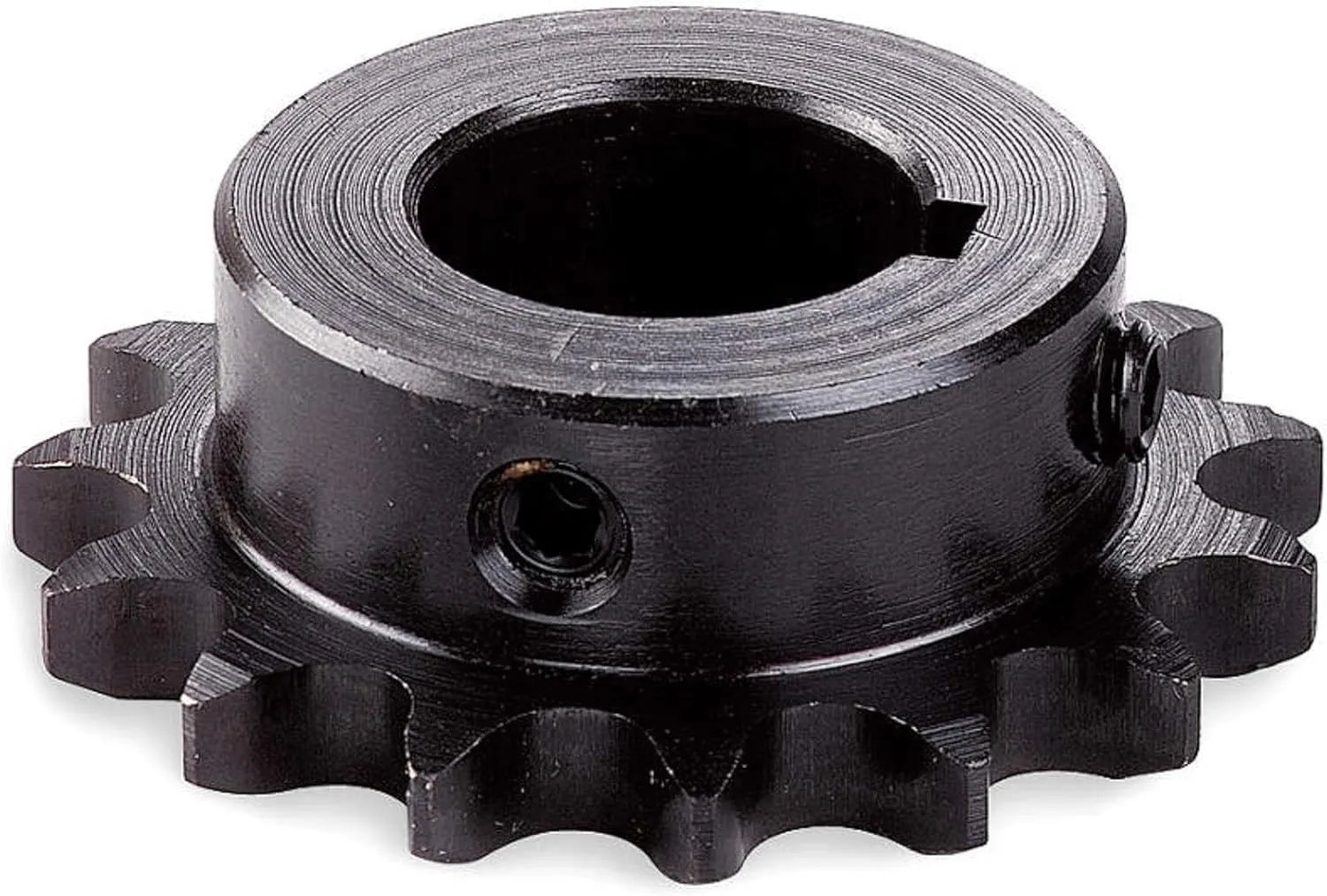 Tsubaki Sprocket, 3.300 OD, #40 Includes Standard Keyway and 2 Set Screws 40B19F-7/8 - 1 Each