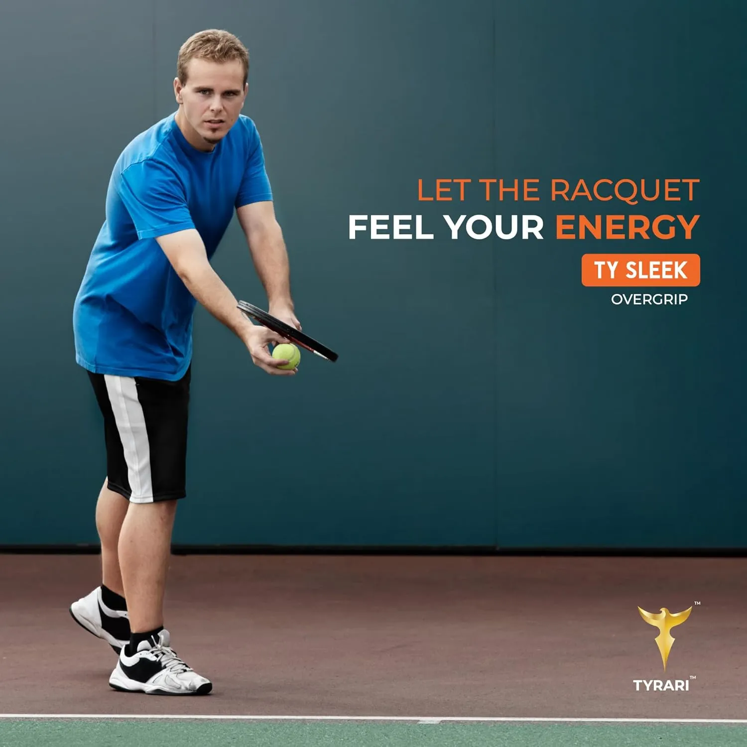 Ty Sleek: Ultrathin, Sweat-Absorbing Overgrip for Precision and Comfort. Ideal for Tennis, Pickleball, Badminton, Paddle, Squash, and More. Pack of 4