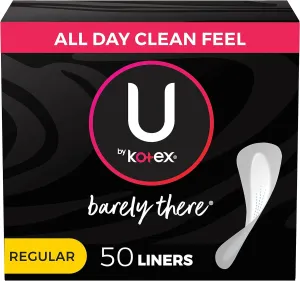 U by Kotex Barely There Thin Lines - 50 ct, Pack of 3