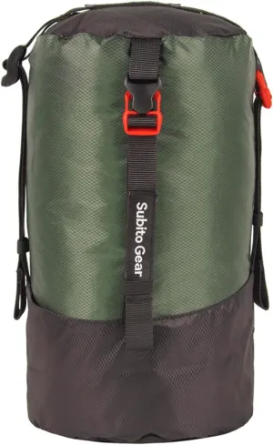Ultra-Light Compression Stuff Sack, 70D Nylon Sleeping Bag Stuff Sack 1L/5L/7L/17L/25L Compression Bag Space Saving Gear for Camping Hiking Backpacking