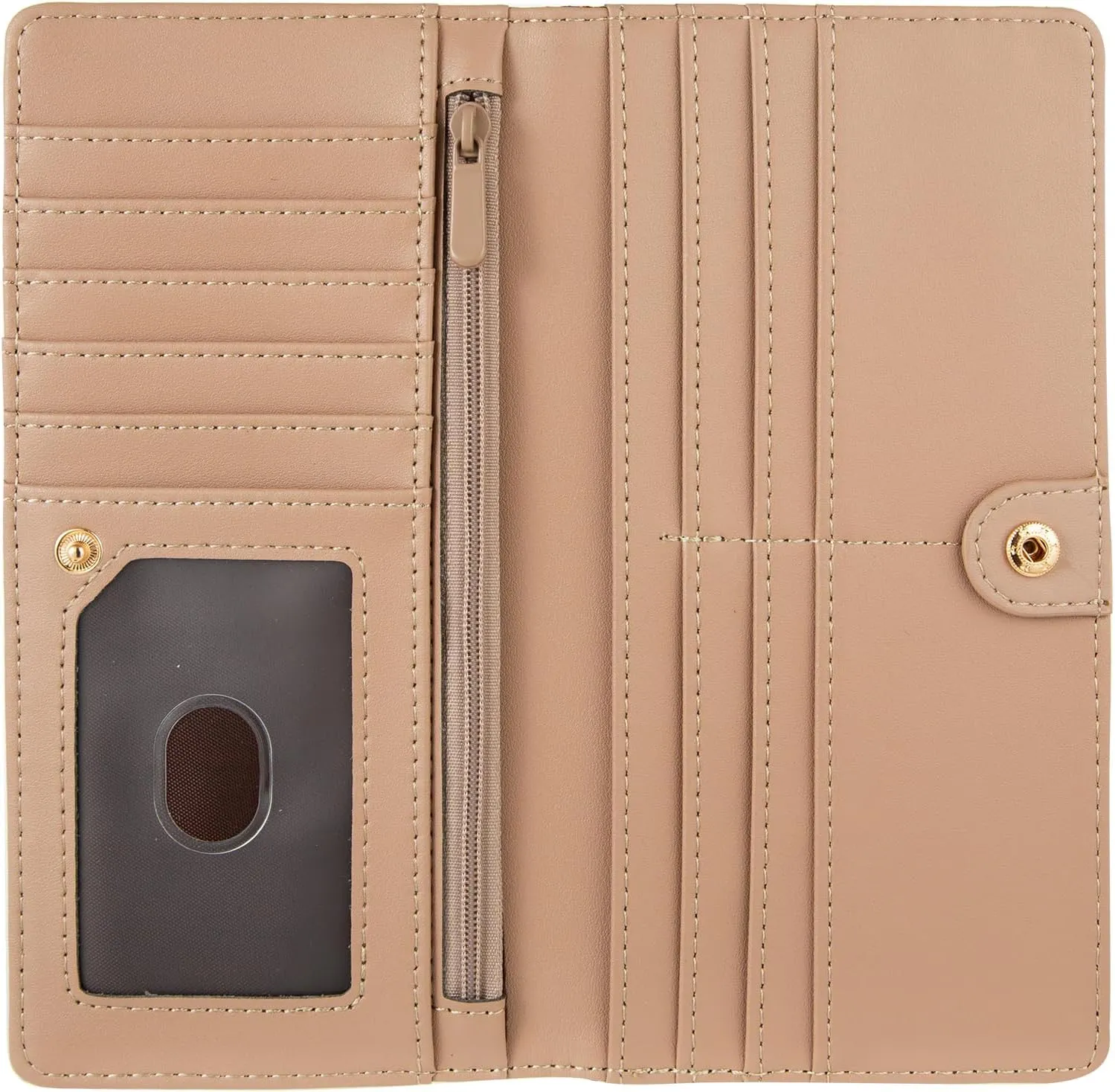 Ultra Slim Thin Leather Women Wallet Rfid Blocking Credit Card Holder Bifold Clutch (Anime Girl)