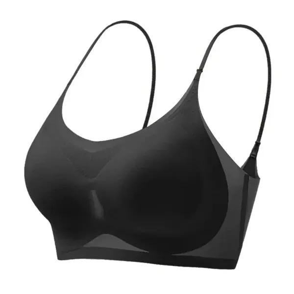 Ultra-Thin Seamless Push-Up Bra in Black Cup Size for Ultimate Comfort