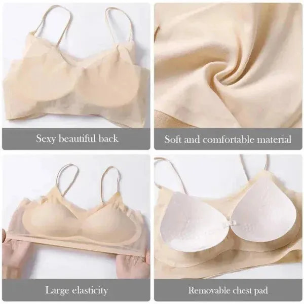 Ultra-Thin Seamless Push-Up Bra in Black Cup Size for Ultimate Comfort