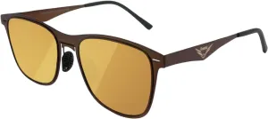 Ultra Thin Super Light Luxury Sunglasses with Metal Black Blue Mirror and Polarized UV400 Sunglasses