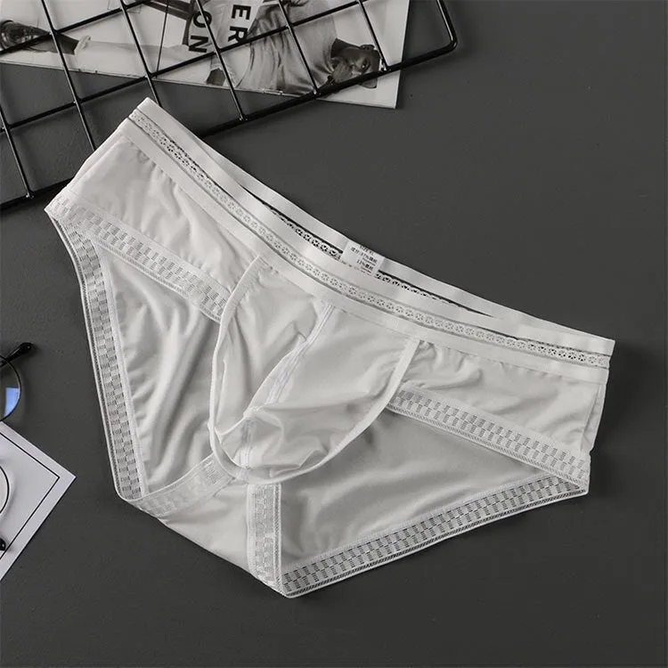 Ultra-thin Underpants Underwear Cup Men Panties Pouches（3 pack）