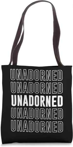Unadorned Tote Bag