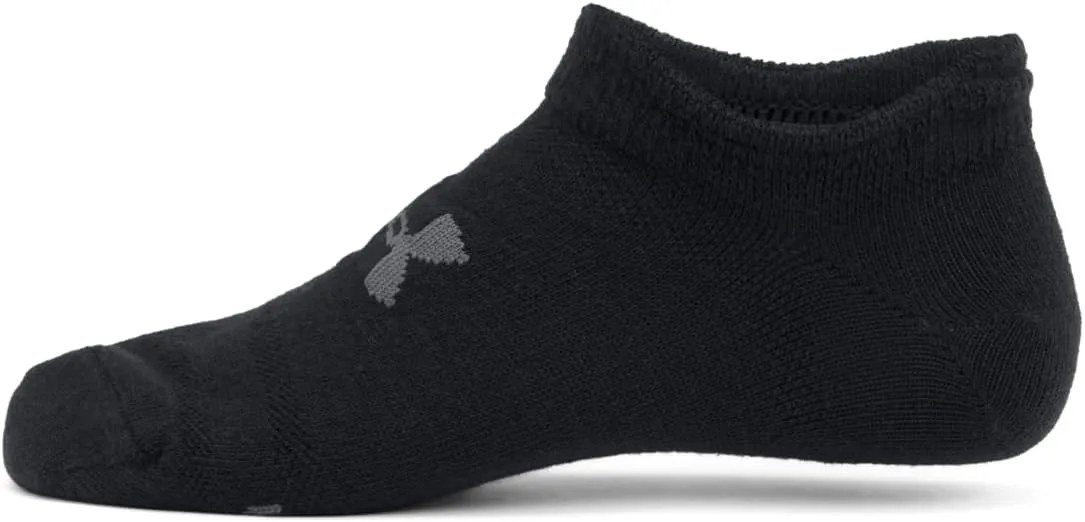 Under Armour Kids' Youth Essential No Show Socks (6 Pairs)