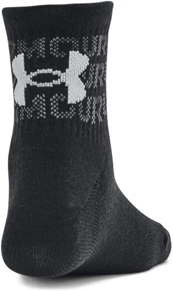 Under Armour Kids' Youth Essential Quarter Socks (6 Pairs)