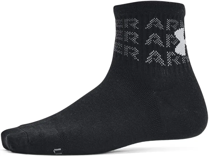 Under Armour Kids' Youth Essential Quarter Socks (6 Pairs)