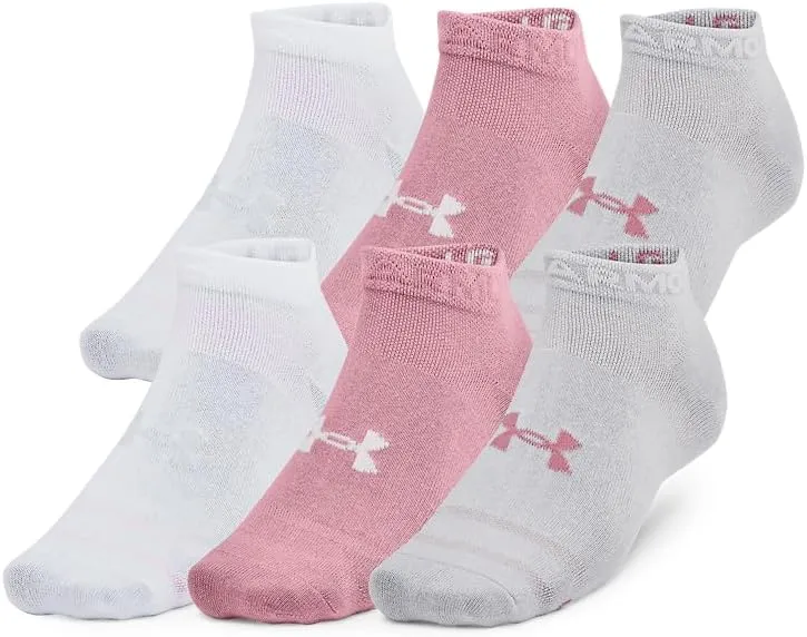 Under Armour Unisex Adult Essential Low Socks (6 Pairs)