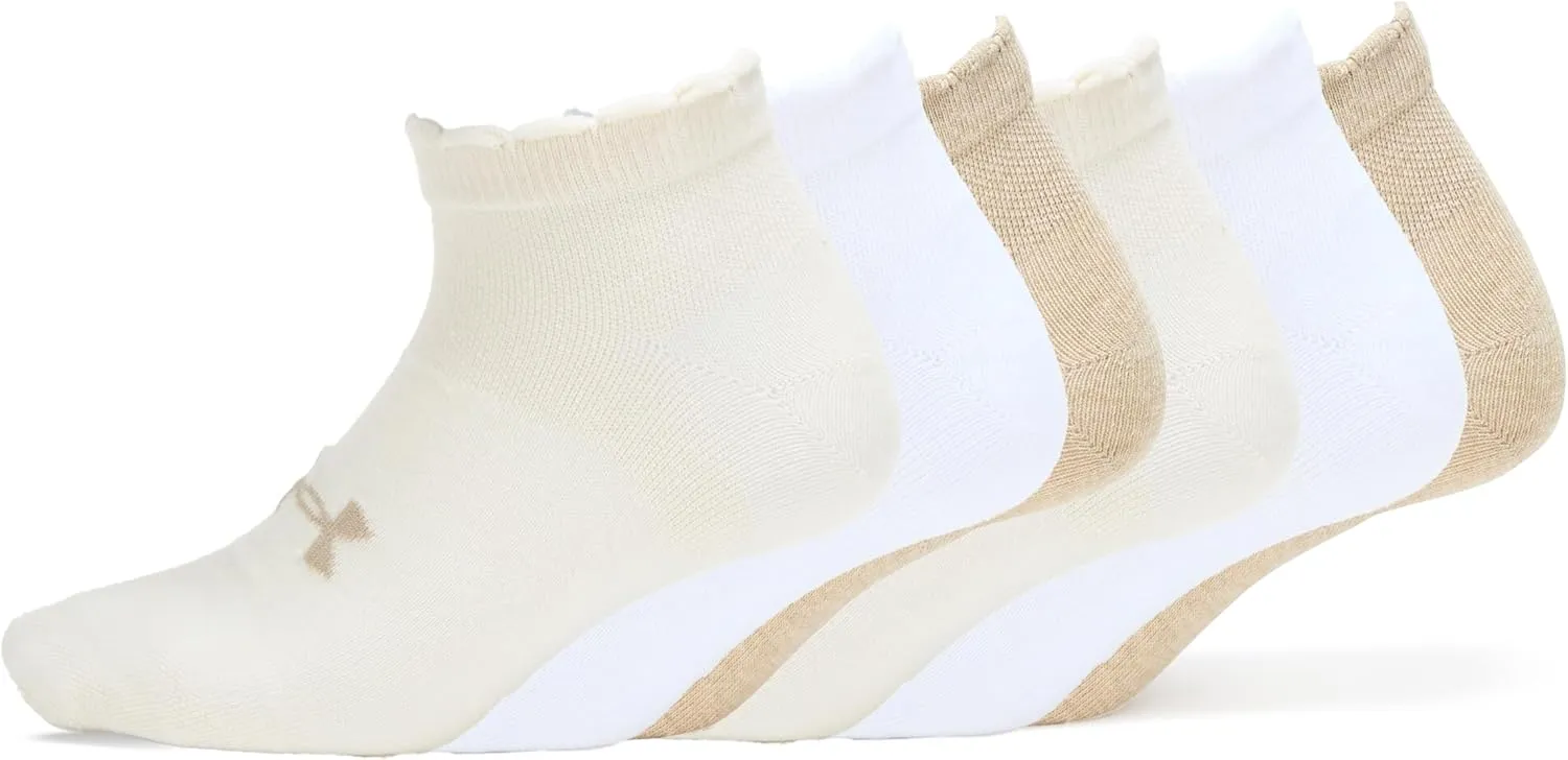 Under Armour Unisex Adult Essential Low Socks (6 Pairs)