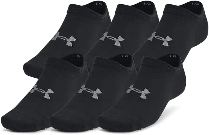Under Armour Unisex Adult Essential No Show Socks (6 Pairs)