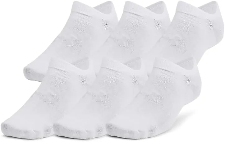 Under Armour Unisex Adult Essential No Show Socks (6 Pairs)