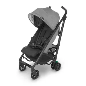 UPPAbaby G-Luxe Umbrella Stroller/Lightweight Design for Easy Travel/One-Step Fold   Recline/XL Basket   Canopy/Cup Holder Included/Greyson (Charcoal Mélange/Carbon Frame)