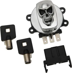 #US Replacement Part for Drag Specialties Ignition Switch - Skull - Chrome - 2106-0422 swipart#24814071