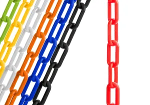 US Weight Security Chain with Plastic Chain Links Enhanced with SunShield UV-Resistant Technology, Made in the USA