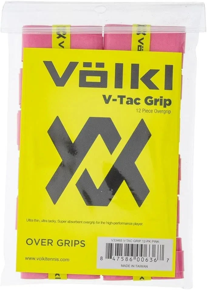 V-Tac Tennis Overgrip 12 Pack Pink
