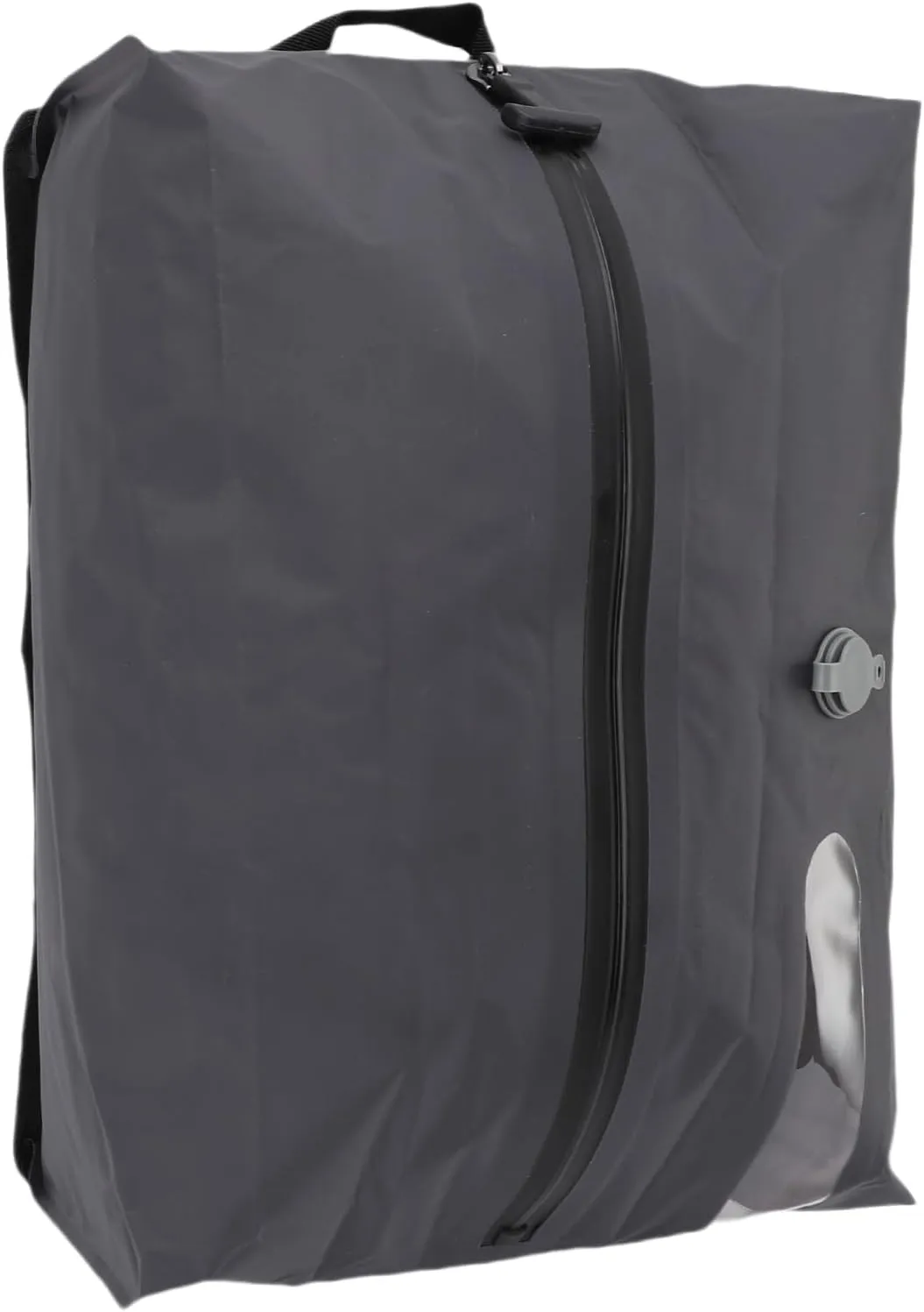 Vacuum Bags for Travel, 70d TPU 16L Reusable Compression Bag, Space Saver Storage Bags for Suitcases Backpack Luggage Packing and Carry on(No Pump) (Gray)