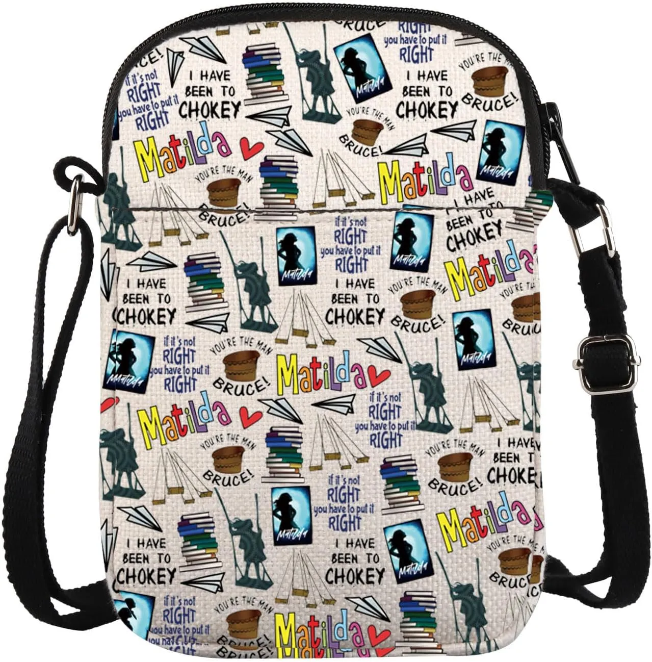VAMSII Musical Theatre Crossbody Bag Theatre Lover Gift Merch
