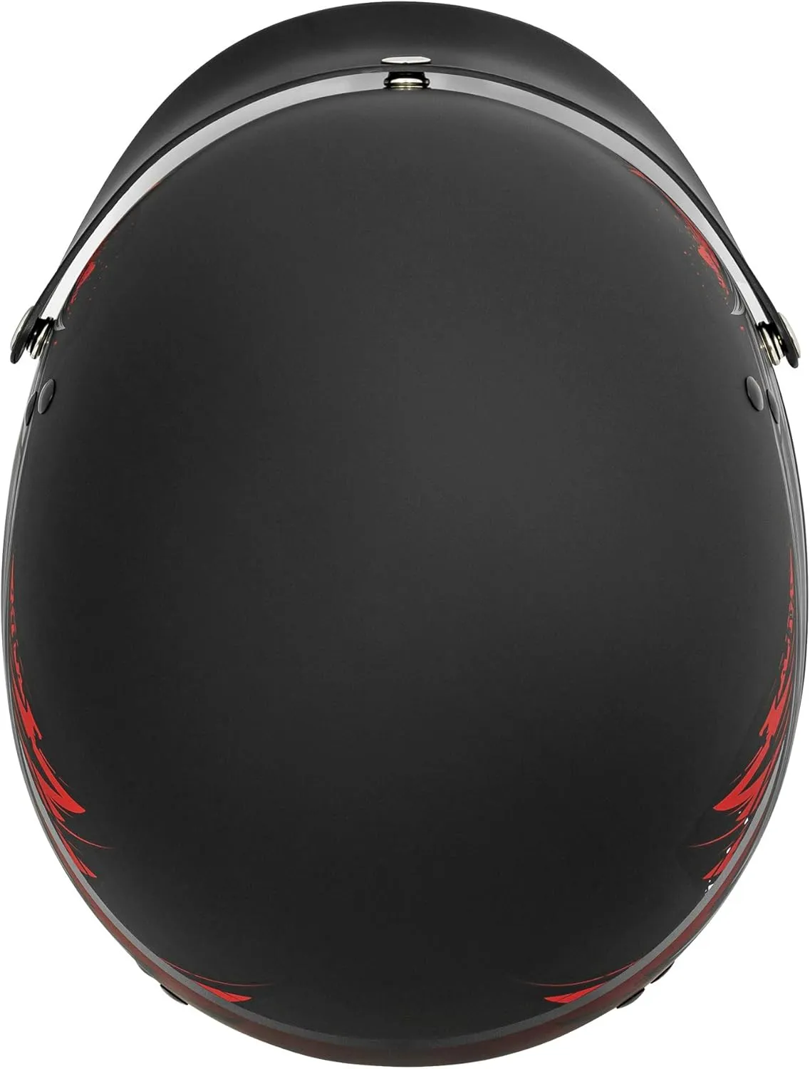 VCAN Cruiser Half Face Motorcycle Helmet with Drop-Down Sun Visor, Removable Peak and Quick Release Buckle