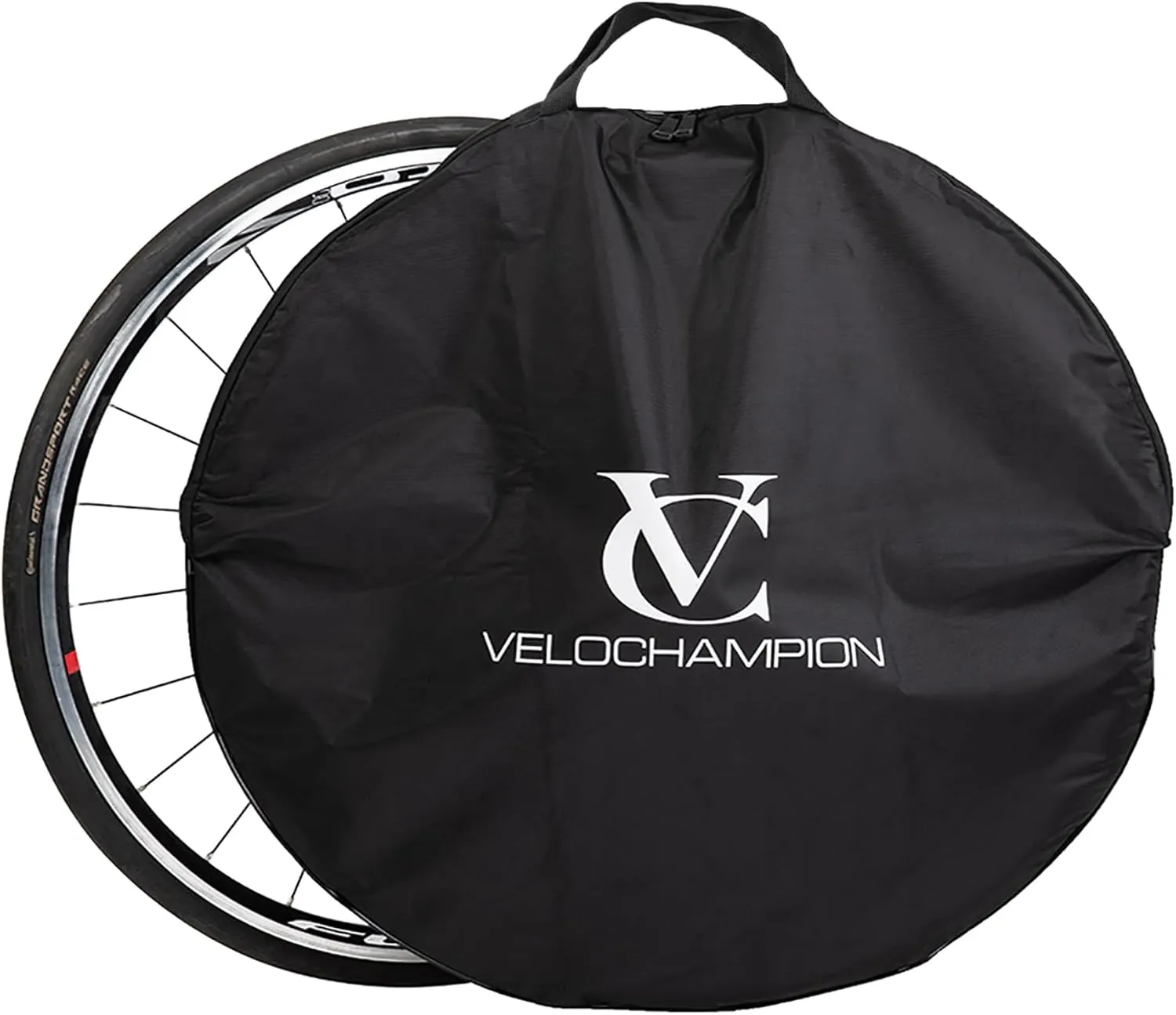 VeloChampion Waterproof Bicycle Wheel Case for 650b 700c Road Gravel & 26" Mountain Bike Wheels – Travel Bike Wheel Cover (1)