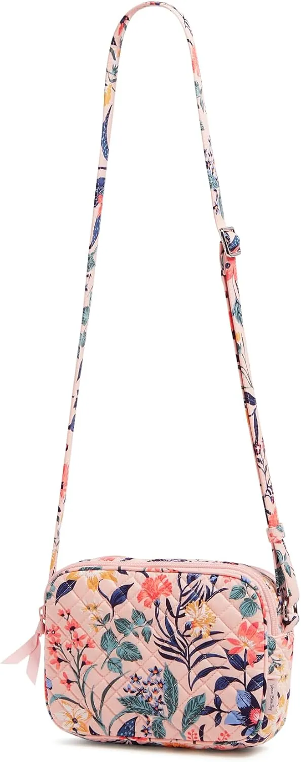 Vera Bradley Women's Cotton Evie Crossbody Purse