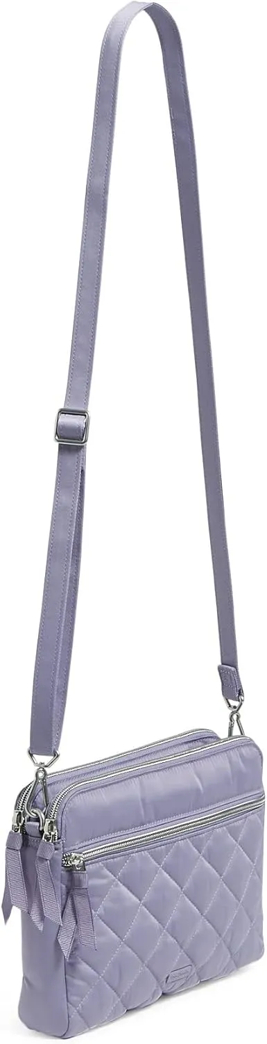 Vera Bradley Women's Performance Twill Triple Compartment Crossbody Purse