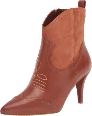 Vince Camuto Women's Footwear Saiovell Stiletto Heel Western Bootie Ankle Boot