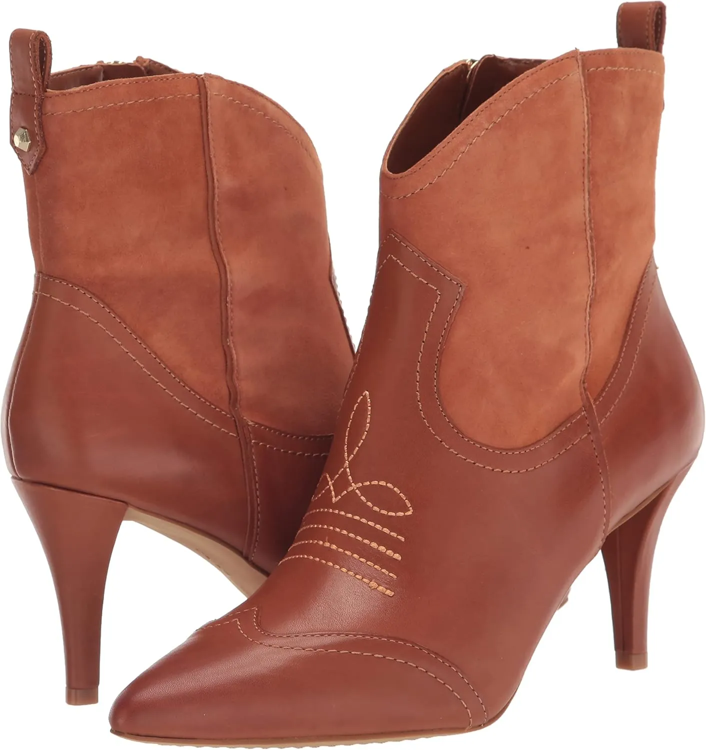 Vince Camuto Women's Footwear Saiovell Stiletto Heel Western Bootie Ankle Boot