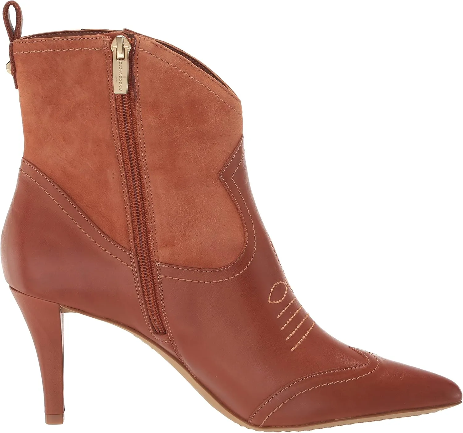 Vince Camuto Women's Footwear Saiovell Stiletto Heel Western Bootie Ankle Boot