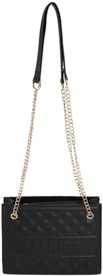 Vintage Casual Pressed Grids Crossbody Shoulder Bag Stylish and Versatile for Fashion Forward Individuals