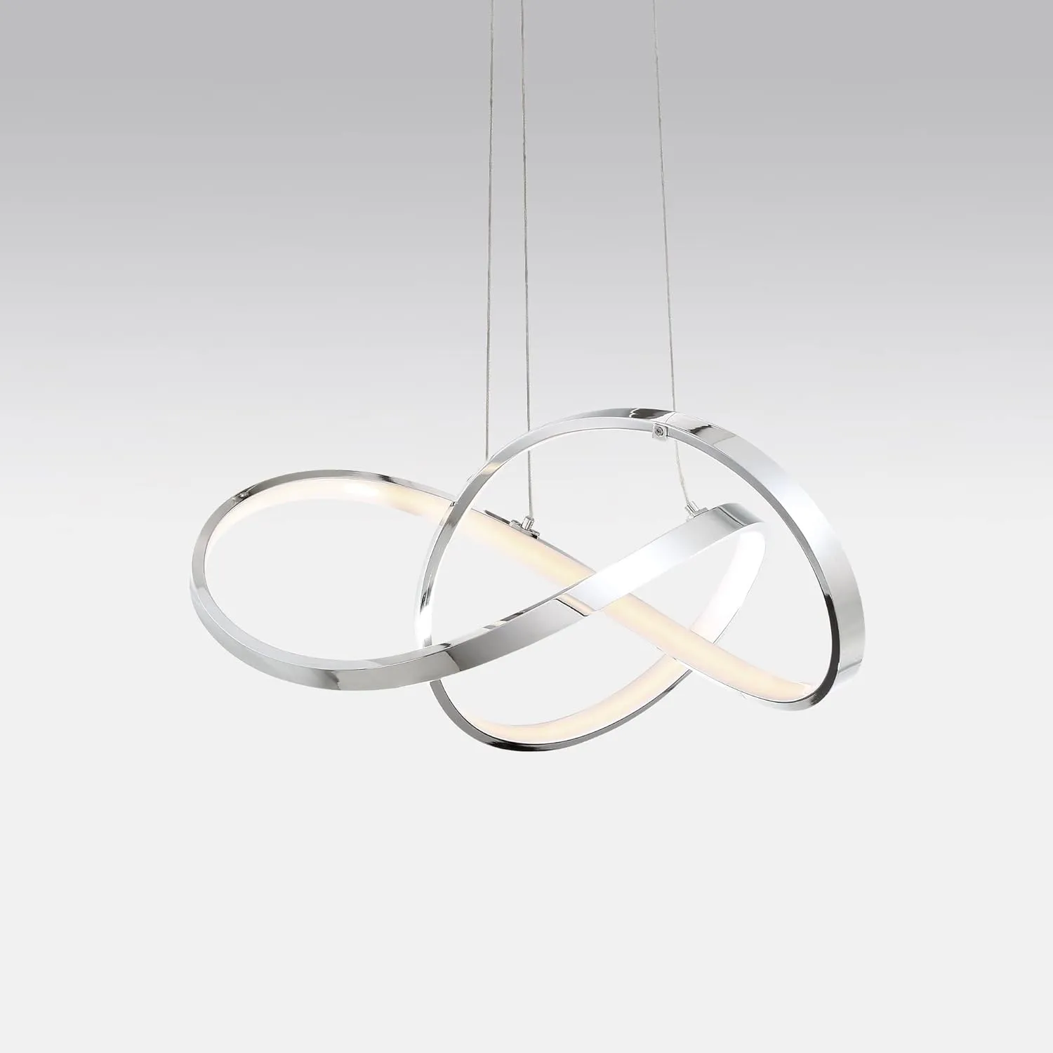 WAC Lighting dweLED, Vornado 20in LED Pendant 3000K in Chrome