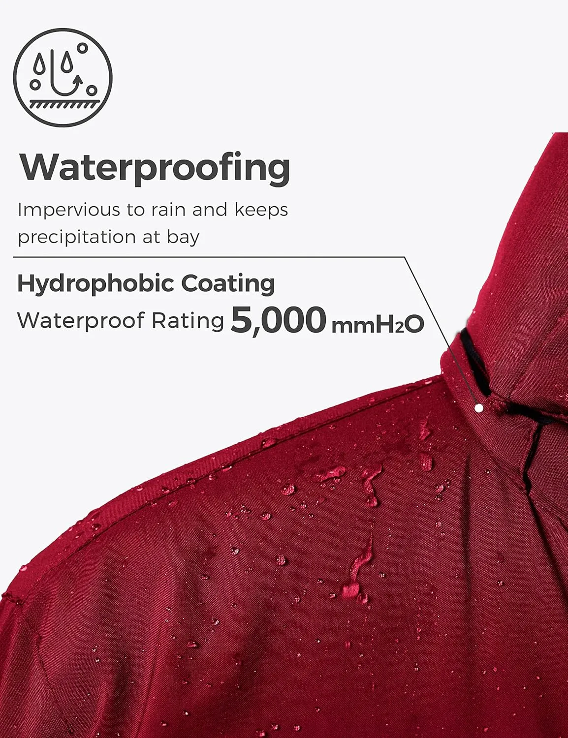 wantdo Women's 3 in 1 Waterproof Ski Jacket Mountain Snowboarding Jacket Winter Snow Coat