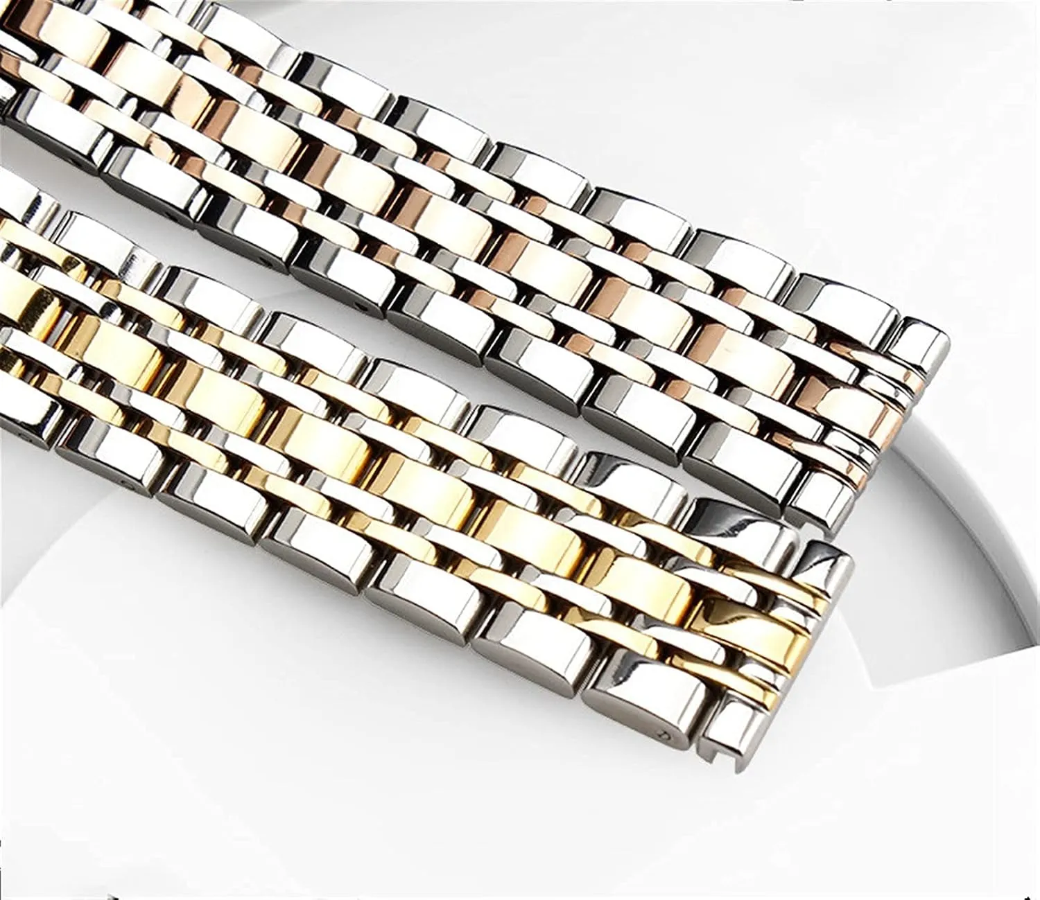 Watchband Seven beads stainless steel strap quick release replacement strap watchband 20mm 22mm