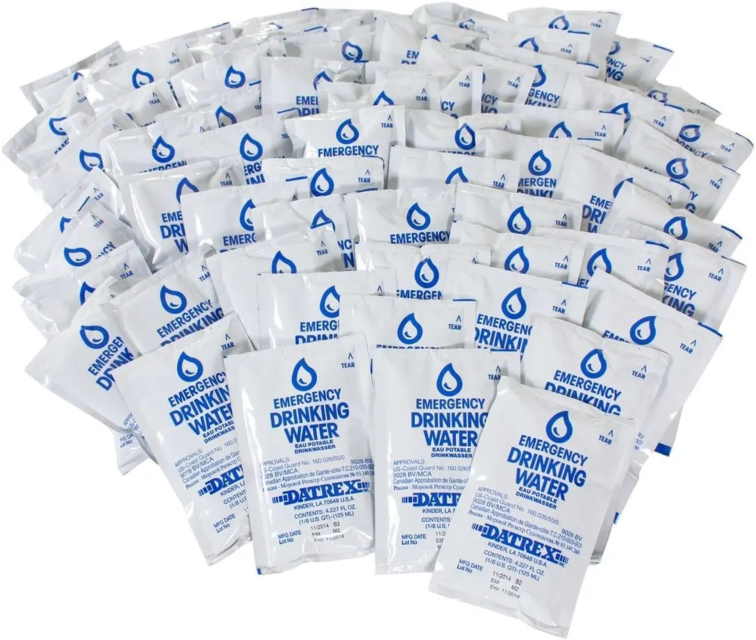 Water Pouches Case of 64-4 Ounce Pouches