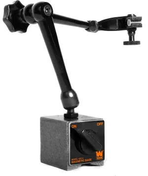 WEN Magnetic Base for Dial Indicators, Three Segment, Industrial Strength with Quick Release (10714)