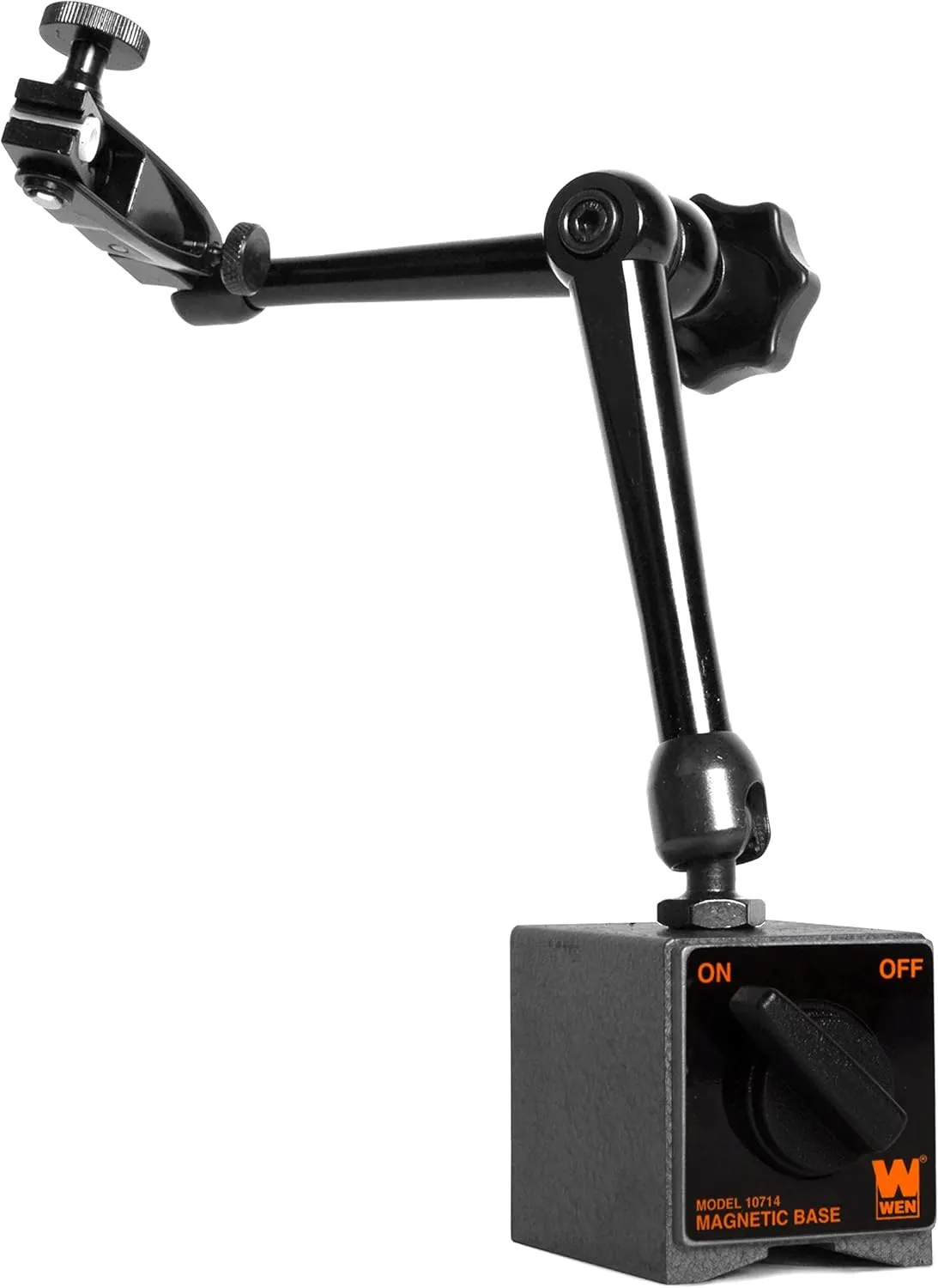 WEN Magnetic Base for Dial Indicators, Three Segment, Industrial Strength with Quick Release (10714)
