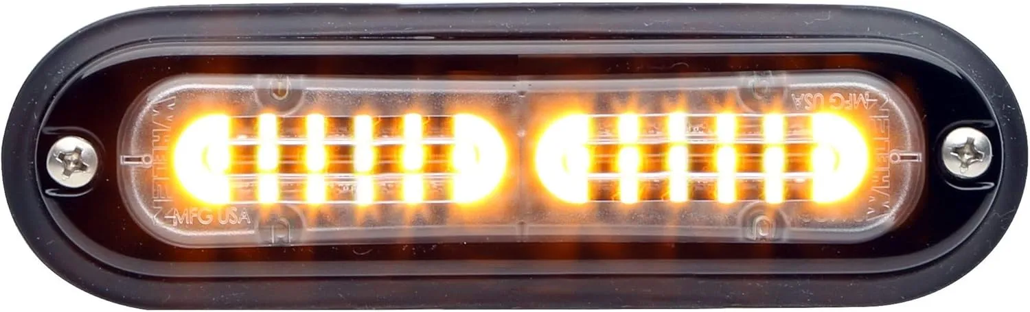 Whelen, Ultra Thin, ION, T-Series, Super-LED, Flush Surface Mount, Light Head, Amber, Part# TLIA