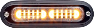 Whelen, Ultra Thin, ION, T-Series, Super-LED, Flush Surface Mount, Light Head, Amber, Part# TLIA